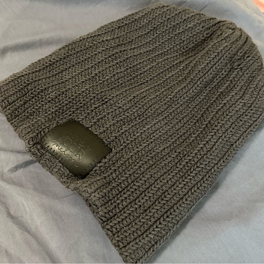 love your melon dark grey beanie